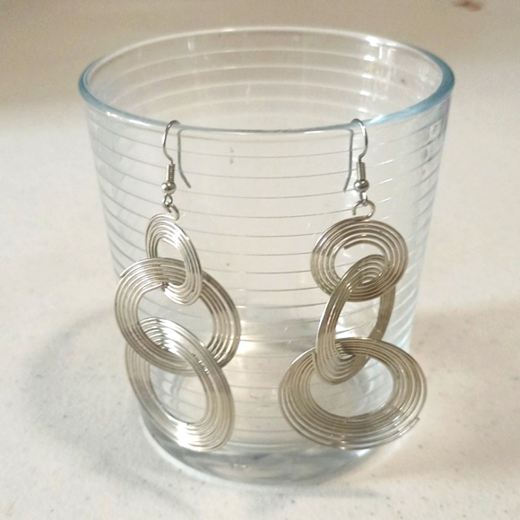 Source Unknown Jewelry - NEW🌀🎉Hypoallergenic Hoop Spiral Rings Spring Earrings Lightweight